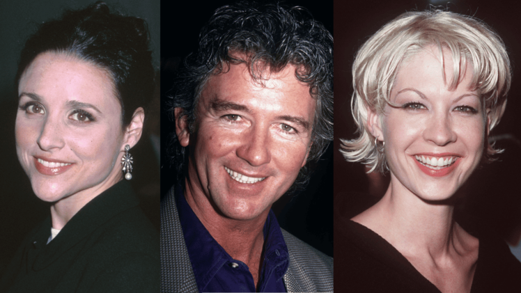 Julia Louis-Dreyfus, Patrick Duffy and Jenna Elfman