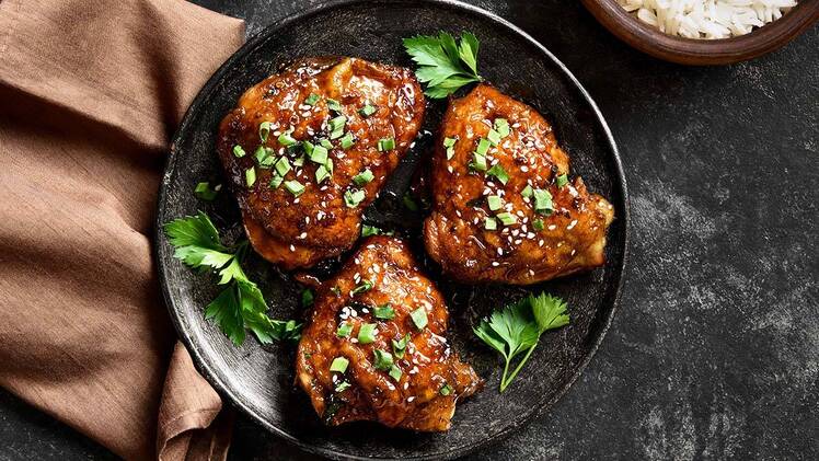 Chicken-Thighs-With-Ginger-Scallion-Sauce
