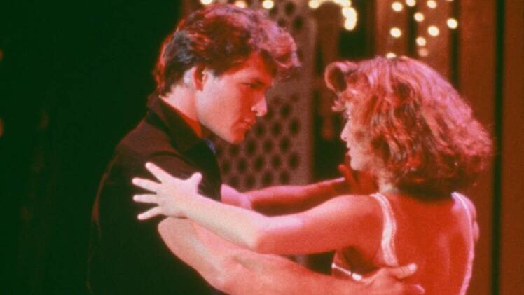 Jennifer Grey and Patrick Swayze in Dirty Dancing, 1987