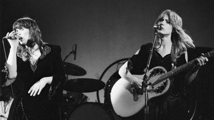 Ann and Nancy Wilson of Heart, 1977