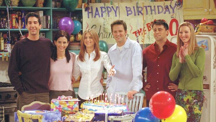The cast of 'Friends', 2001