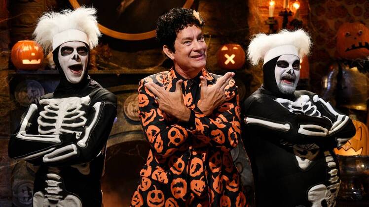 Tom Hanks stars as David S. Pumpkins