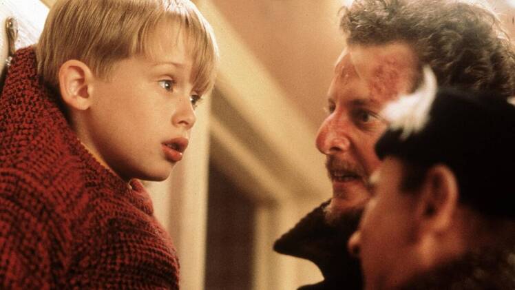 Macaulay Culkin, Daniel Stern, Joe Pesci, Home Alone, 1990