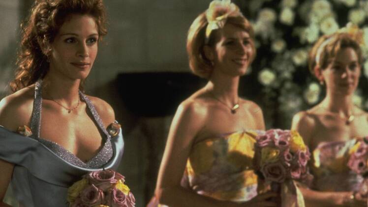 Julia Roberts in 'My Best Friend's Wedding', 1997