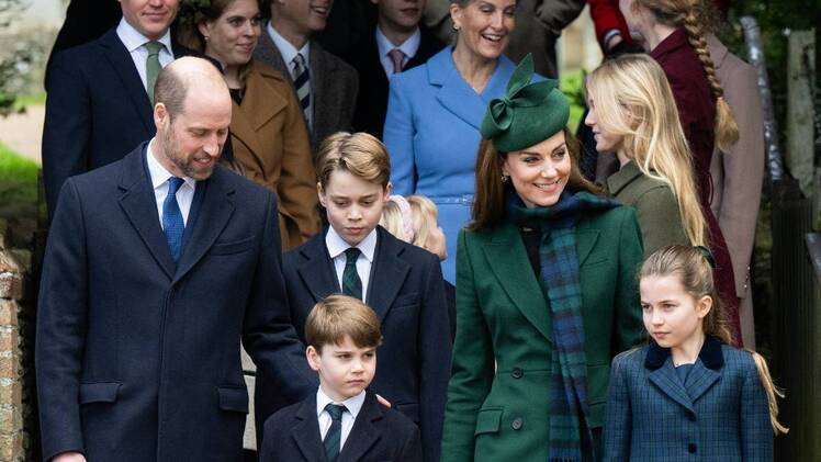 Princess Charlotte with the Royal Family