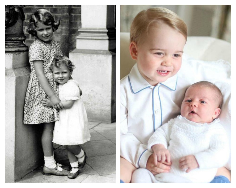 Princess Charlotte and Queen Elizabeth Look Alike