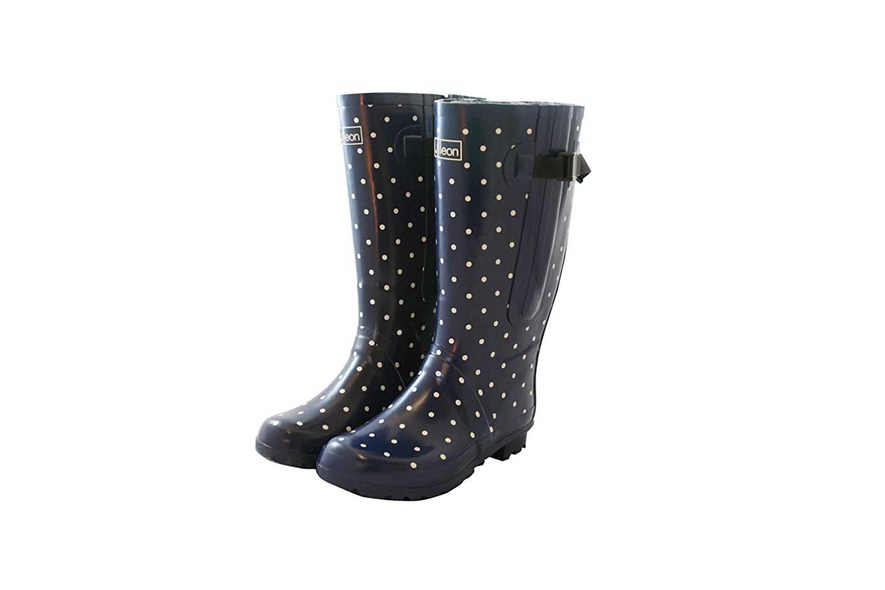 ugg rain boots polka dot