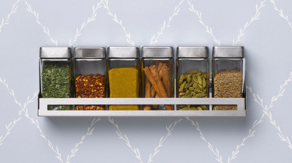 Kitchen Wall Spice Rack - Small Changes Big Impact - The Honeycomb