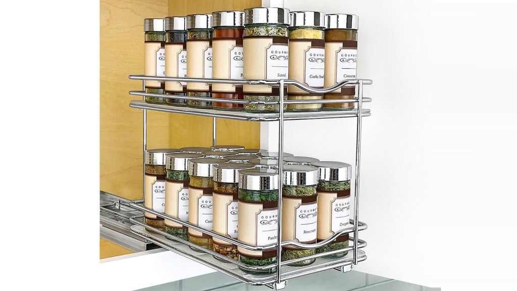 KitchenArt Select-A-Spice Auto Measure Spice Rack Carousel, 18 Genius  Spice Storage Solutions Your Kitchen Makeover Is Begging For