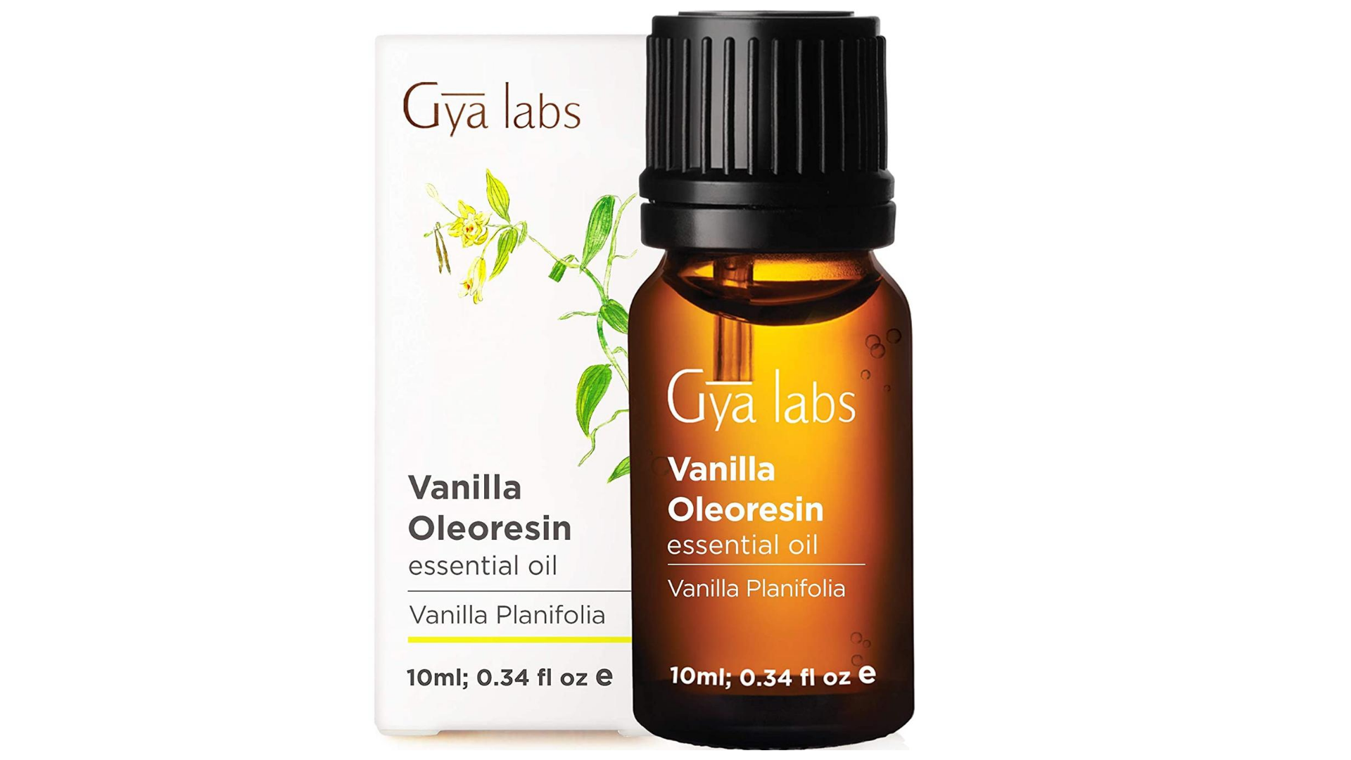 GetUSCart- Gya Labs Vanilla Essential Oil for Diffuser - Vanilla Oleoresin  Essential Oil - Vanilla Essential Oil for Skin - Long Lasting Vanilla Oil  Perfume (0.34 fl oz)