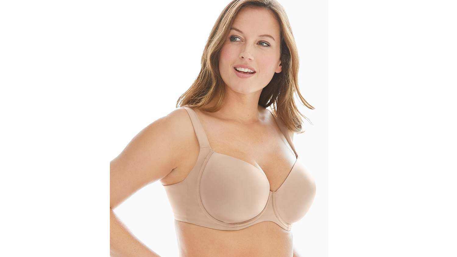 Soma Stunning Support Smooth Balconette Bra In Nude