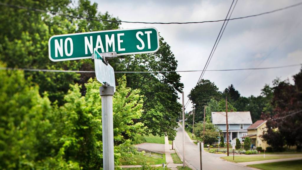 No name street sign (Funny road signs )