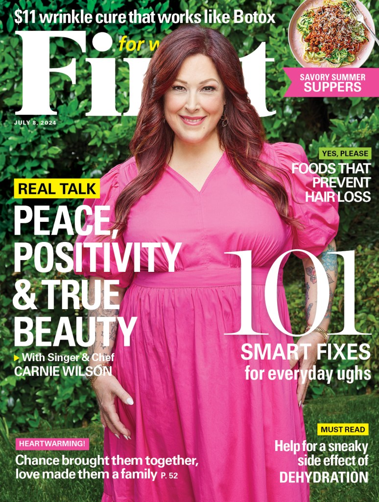 Carnie Wilson on the cover of 'FIRST for Women'