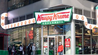 Krispy Kreme location exterior in NYC