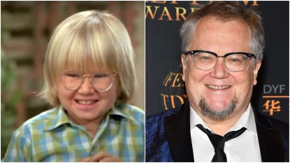 Robbie Rist in 1974 and 2021