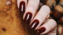 dark red fall nails