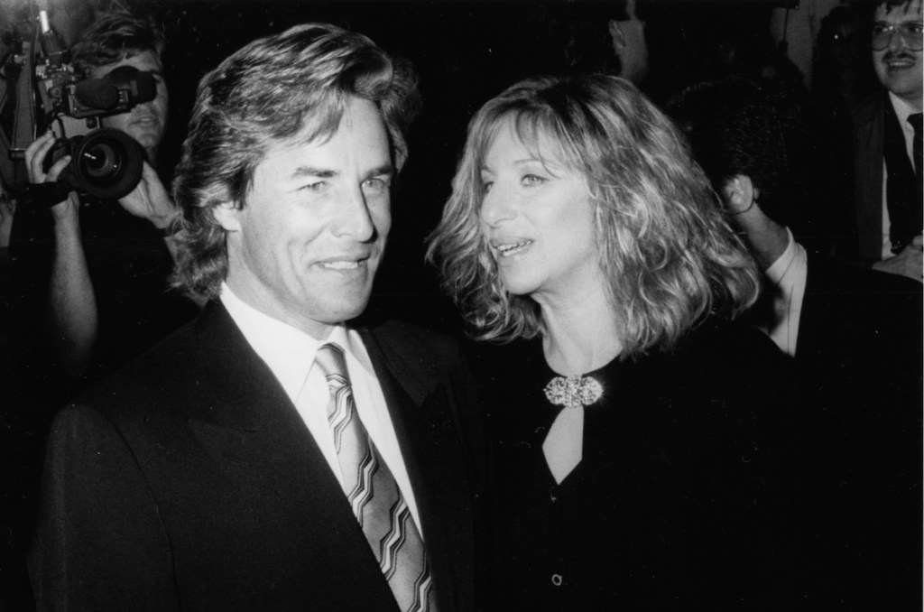 Don Johnson and Barbra Streisand in 1988