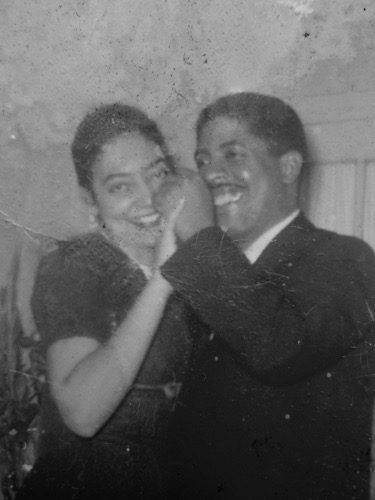 Gina Torres' parents in 1959