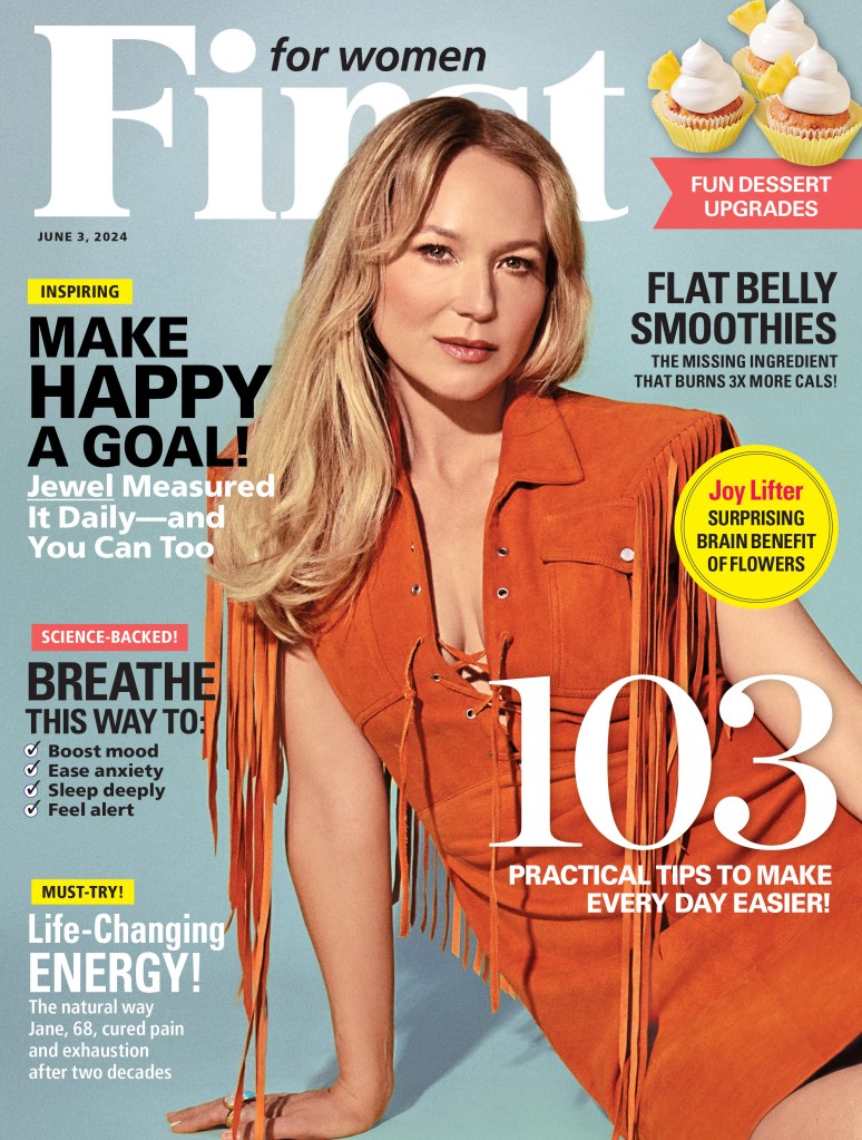 Jewel on the cover of FIRST for Women