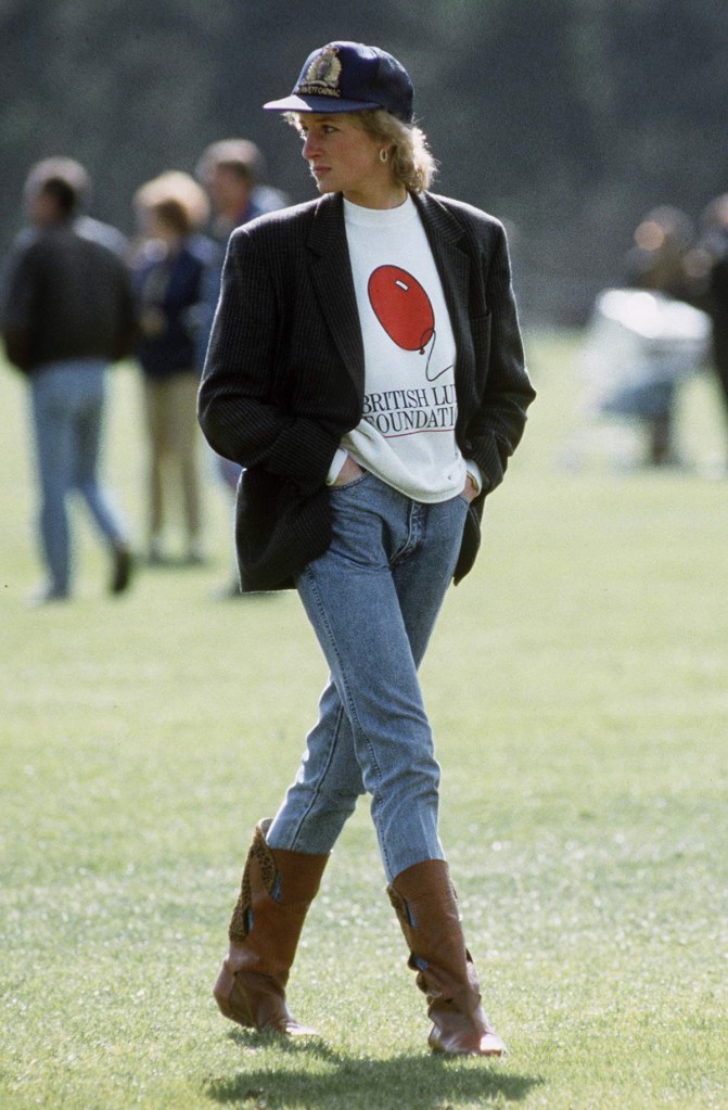 Princess Diana in casual outfit in 1988