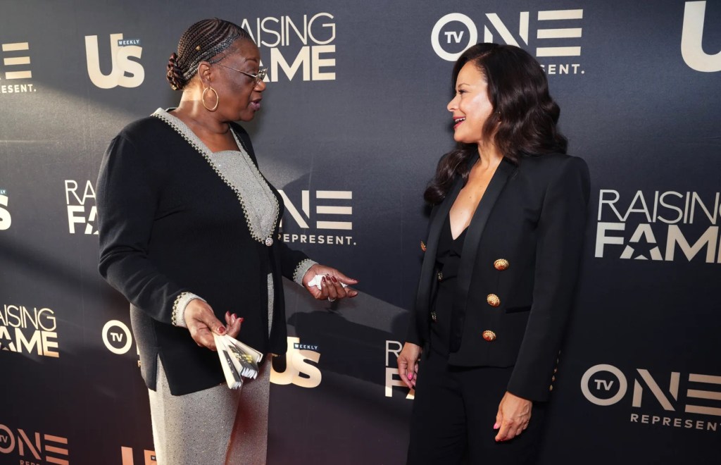 Lucille O'Neal and Sonya Curry at the Raising Fame event