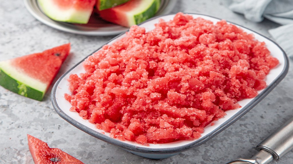 Watermelon shaved ice